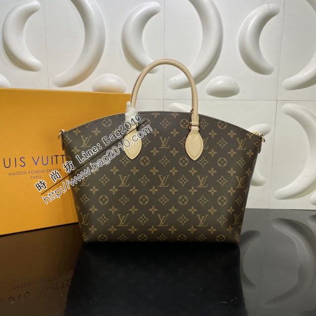 LV路易威登2023专柜新款M45987 LV老花Boétie中号拉链托特包手提女包 ydh5457